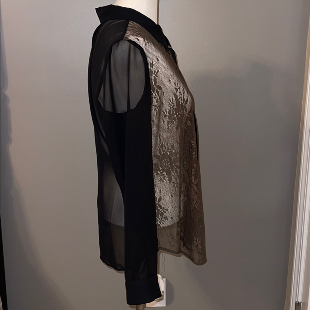 Lace Button Down - image 2